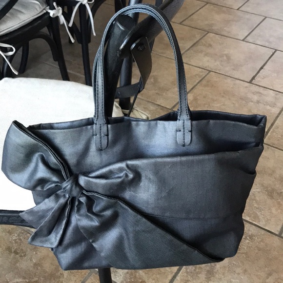 Valentino Handbags - Valentino Denim Bow Tote